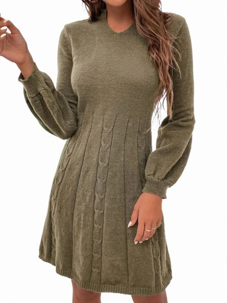 

women's sweaters cable knit lantern sleeve sweater dress b5zc#, White;black