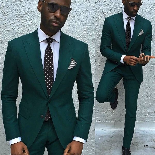 

men's suits blazers dark green men suit custom made smoking masculino men wedding suits costume homme men suits terno slim fit man tuxe, White;black
