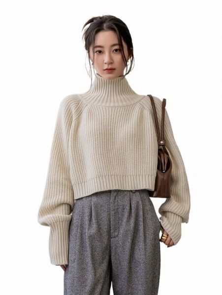 

women's sweaters dazy-less high neck raglan sleeve sweater e8dk#, White;black