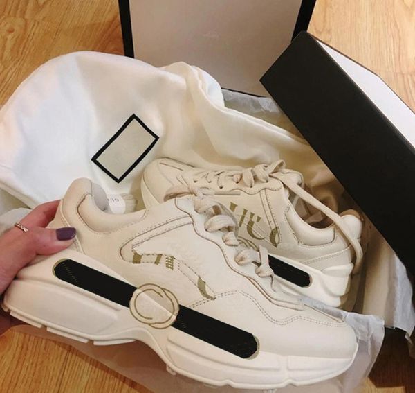 

vintage beige casual shoes leather casual women shoe comfortable fashion men sneakers mouth tiger size 35-45188w, Black
