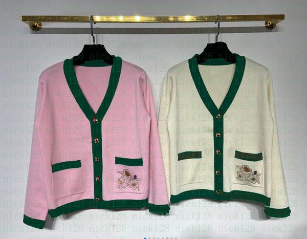 

22 women's sweaters knitted cardigan v-neck single-breasted age-reducing all-match sweater coat 905, White;black