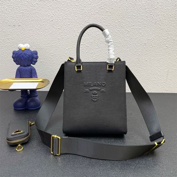 

handbags crossbody bag women bags small tote handbag coin wallet double handles detachable shoulder straps embossed letter genuine leather
