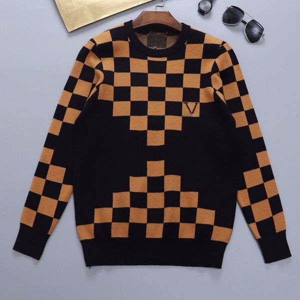 

22ss mens sweaters v luxury brand designer sweater wool pullover coat sweatshirt casual long sleeve shirt, White;black