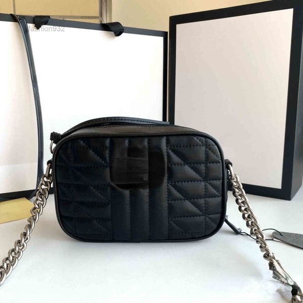 

evening bags shoulder camera bags women handbag female black leather fashion texture contracted chain package 1126