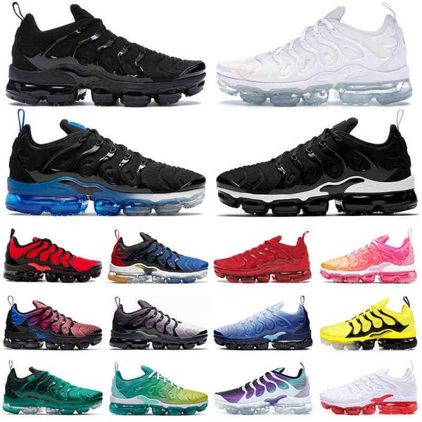 

tn plus running shoe mens trainers triple black white atlanta cool grey bumblebee aurora green bred womens outdoor sport sneakers size man
