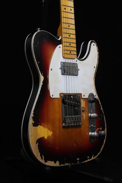 

ustom shop handmade limited edition andy summer tele electric guitar tl boost tuner h switch to s pickup tuner