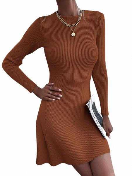 

women's sweaters ribbed knit sweater dress 2022 new n5ib#, White;black