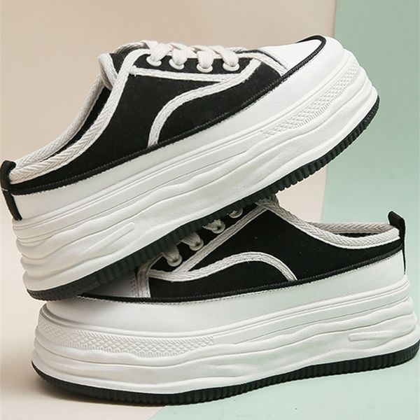 

dress shoes women shoes canvas flats slippers summer sandals trend flip flops sport casual flats ladies walking running shoes mujer 220908, Black