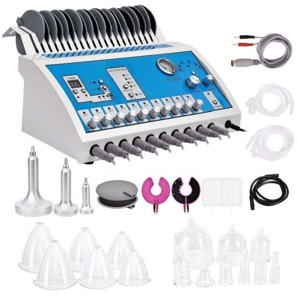

portable slim equipment infrared heat russian wave electric muscle stimulate ems machine vacuum massage body shaping for home salon use galv