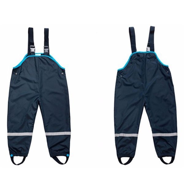 

overalls spring autumn waterproof overall children boy girls clothing kid boy overall baby 2-7yrs boy girl overall waterproof rain pants 220, Blue