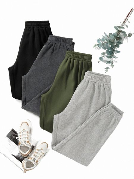 

women's pants & capris 4pack thermal lined sweatpants i3eu#, Black;white