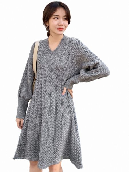 

women's sweaters dazy lace up cuff cable knit sweater dress 226w#, White;black