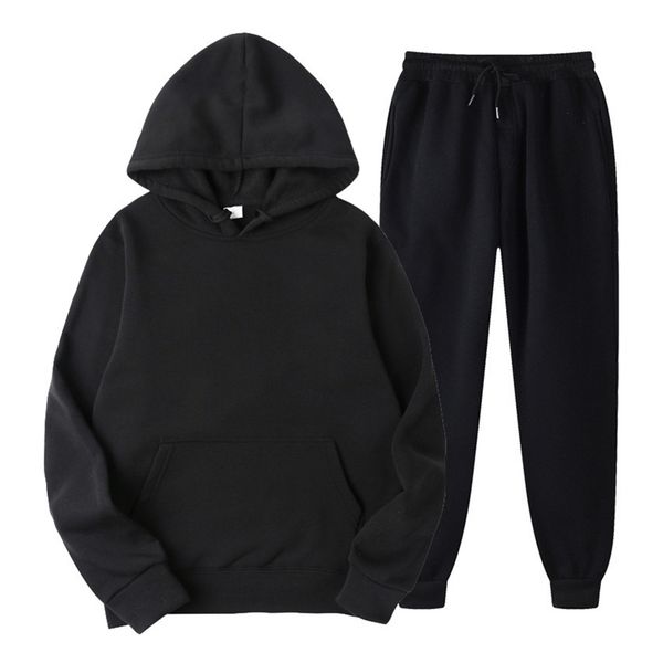 

men's tracksuits women's sets oversized hooded long sleeve hoodie sport pants lady suit two piece set casual fleece tracksuit wome, Gray