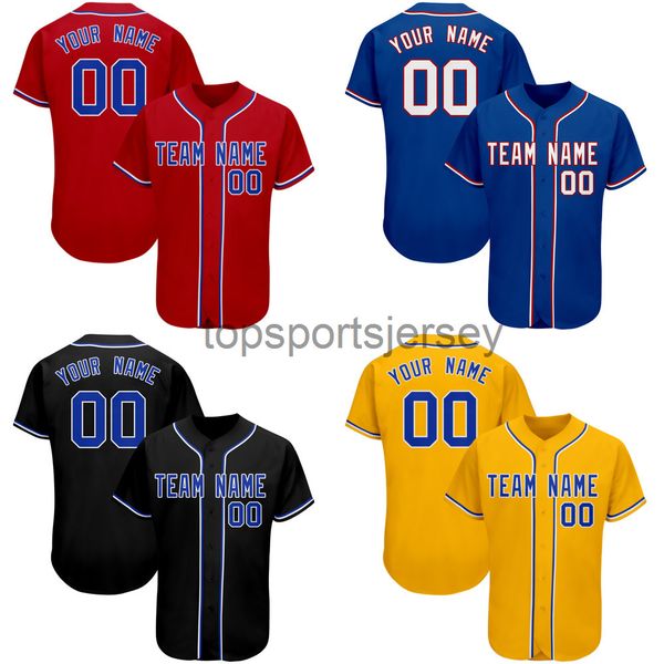 

2022 custom baseball jersey printed team name number any color mesh softball uniform for men/girls/kids big size, Black