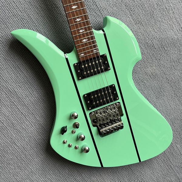 

classic big brand electric guitar double shake tremolo system professional rock performance level delivery to home.