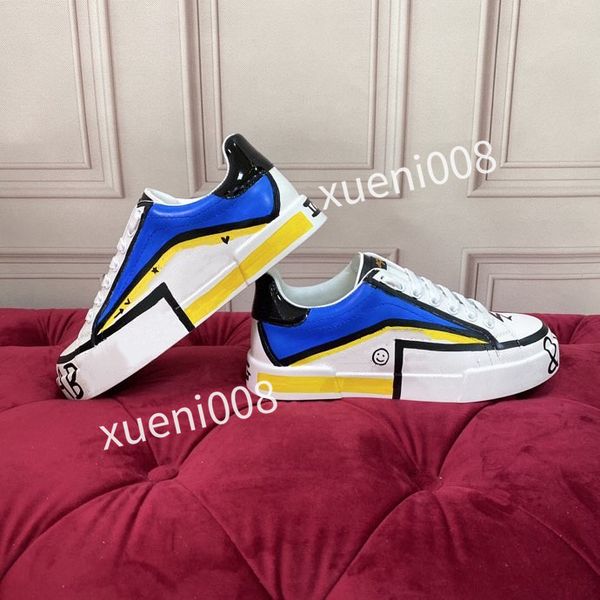 

2022 men women screener webbing sneakers 34-41 designer stripe shoes fashion dirty leather lace-up tennis shoe fabric low high canvas sports, Red;white
