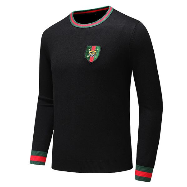 

winter fashion classic designer sweaters mens for women quality casual all-match round neck long sportswear letter famous sweater jumper -3, White;black
