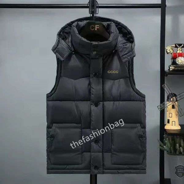 

winter warm men's women's tyle down vests casual fashion male coat female jacket mode gilet hommes bodywarmer veste canada usa sty, Black;white