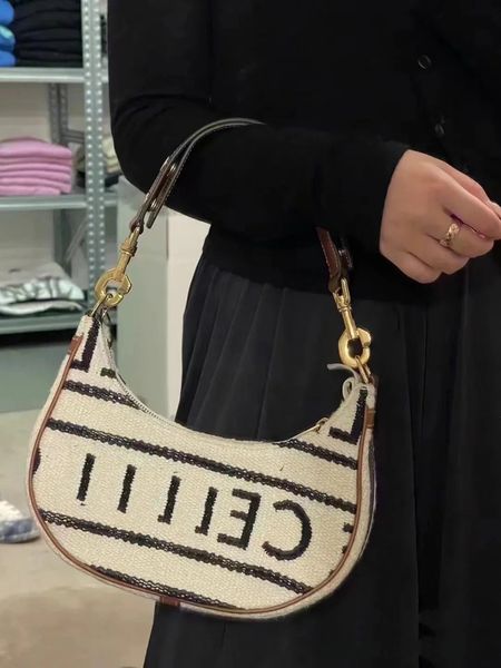 

7a original list of super luxurious new cabasse thai fall canvas shoulder bags ces lines black white alphanumeric fabric new ava strap handb