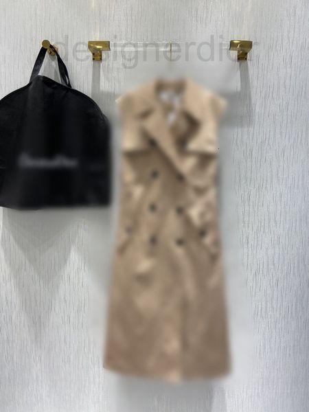 

women's trench coats designer 22 new d family embroidery bee classic khaki long vest 4ie0, Tan;black