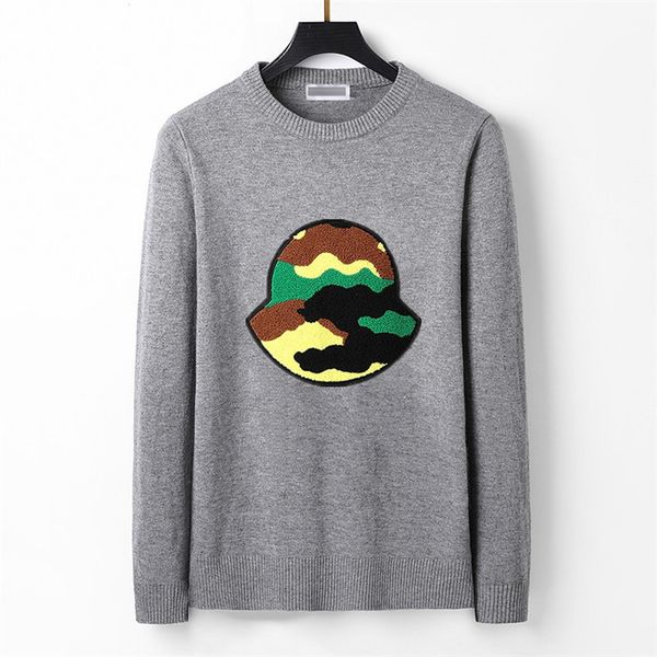 

winter fashion classic designer sweaters mens for women quality casual all-match round neck long sportswear letter famous sweater jumper -3, White;black