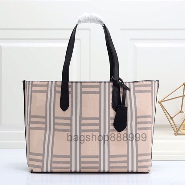 

classic plaid tote bag 5 colors women shoulder bag tartan shopping bags handbag purse genuine leather large capacity beach totes high qualit