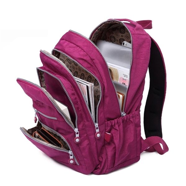 

backpack school backpack for teenage girl mochila feminina women backpacks sac a do nylon waterproof casual lapbagpack female 220909
