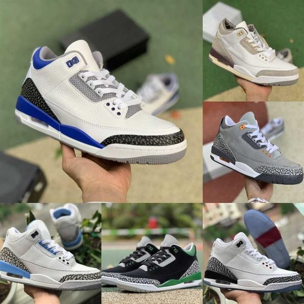 

2022 jumpman racer blue 3 3s basketball shoes mens sandals pine green cool grey a ma maniere unc throw line black cement pure white co194e