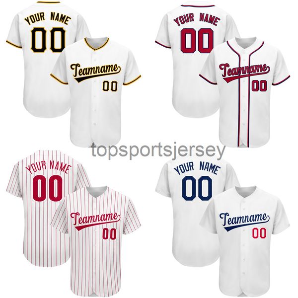 

2022 custom baseball jersey full sublimated your name/number short sleeve v-neck sportswear for male/female/youth any colour, Black