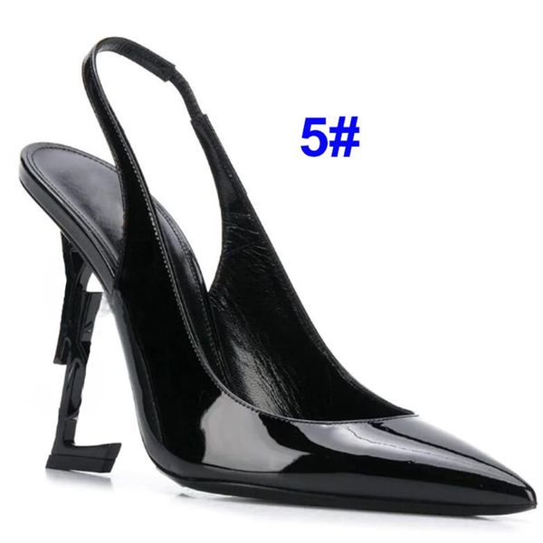 

with box 2021 brand designer ladies high heels shoe letters real leather suede fashion pumps spring footwear wedding dress size 342767, Black