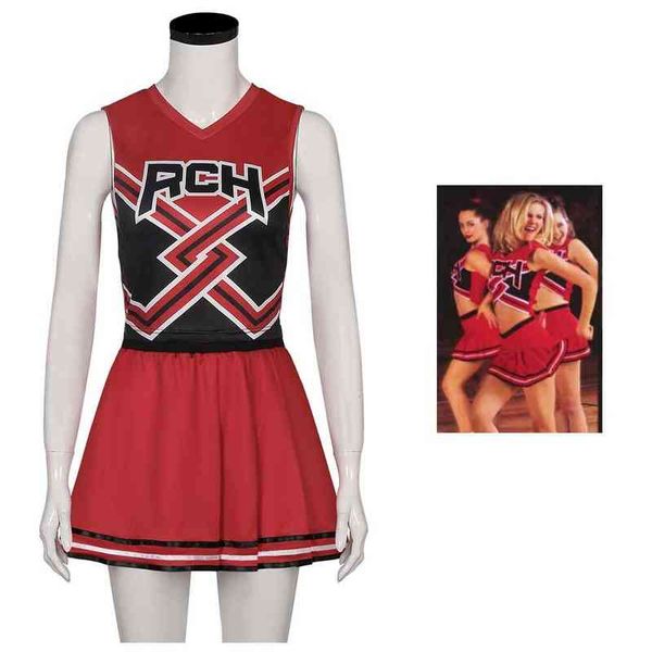 

women's tracksuits movie bring it on cosplay come rch printed skirt beautiful girl cheerleaders uniform girls united fancy ball cos out, Gray