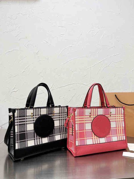 

evening bag high capacity tote bags wome fashion handbag shoulder plaid stripes leather designer brand crossbody female clutch 220309