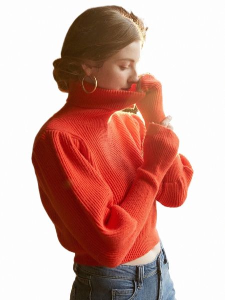 

women's sweaters knit mix solid high neck crop sweater z8fd#, White;black