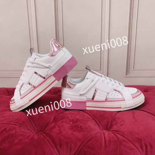 

luxurys designer ace shoes men womens casual sneakers chaussures leather trainers embroidery stripes sneaker walking sports shoe hc210416, Red;white