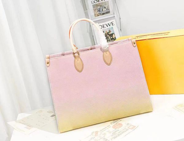 

2022 high-quality genuine leather designer onthego handbags tote twist handbag messenger shopping bag shoulder pockets cosmetic bags