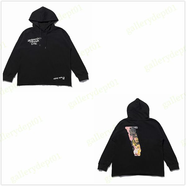 

designer hoodies mens hoodie alphabet portrait women sweatshirts heavy wash sweaters hoody oversized terry pullover for men halloween hoodys, Black