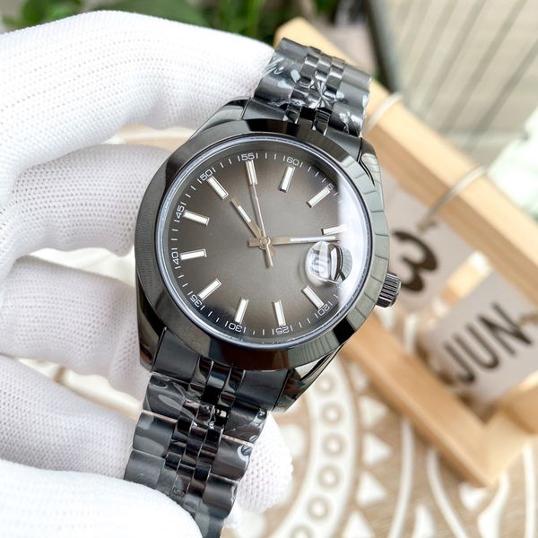 

mans watch 40mm automatic mechanical wristwatches business waterproof wristwatch montre de luxe watches for men, Slivery;brown