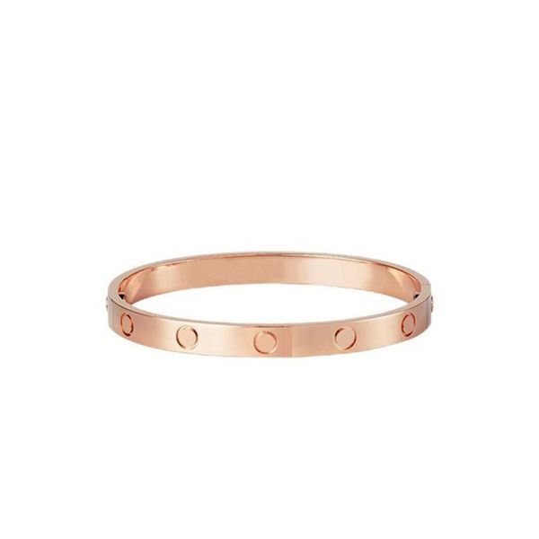

love screw bracelet designer bracelets luxury jewelry women bangle classic 5 0 titanium steel alloy gold-plated craft gold silver rose 202m, Black