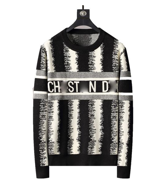 

fashionable fal/winter designer quality men's sweater crew neck long sleeve lettered hoodie embroidered hip hop sweatshirt women's, White;black
