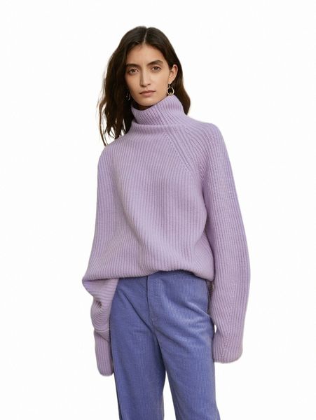 

women's sweaters high neck raglan sleeve sweater 96tb#, White;black
