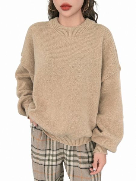 

women's sweaters dazy solid drop shoulder sweater 706g#, White;black