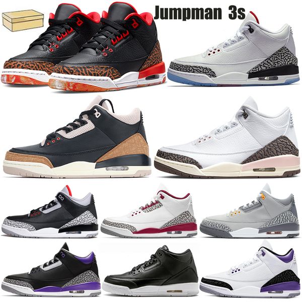 

with box varsity royal jumpman 3s basketball shoes black cat true blue kumquat fire red amm men women trainers