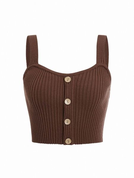 

women's sweaters button detail ribbed knit m7uo#, White;black