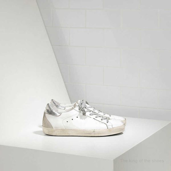 

women sneakers casual shoes dirty shoe basket italy luxury superstar pink-gold glitter classic white do-old