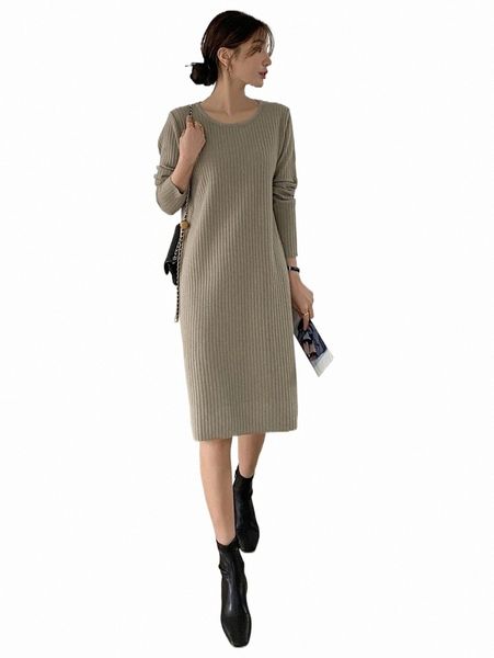 

women's sweaters dazy solid ribbed knit sweater dress y0zt#, White;black