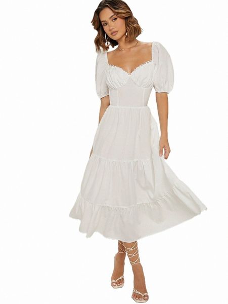 

casual dresses sweetheart neck tie backless ruffle hem dress f3iu#, Black;gray