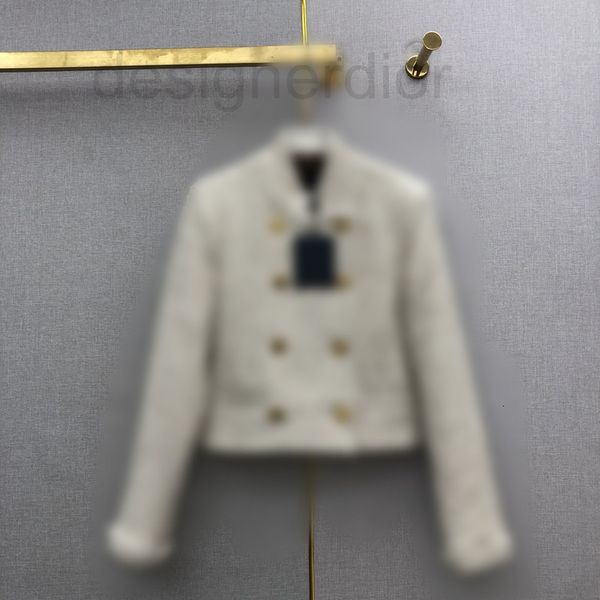 

women's jackets designer 22 years early autumn series 's new double breasted tweed coat has a gentlemanly temperament, Black;brown