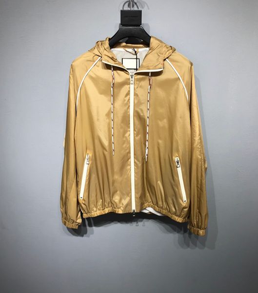 

men's plus size outerwear & coats jacket water resistant quick dry thin skin windbreaker hooded sun proof jackets reflective casual gws, Black;brown