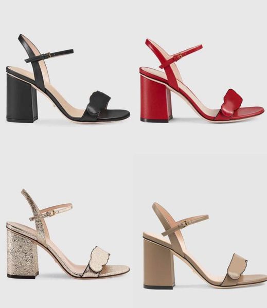 

designer sandals leather high heel sandal women039s shoes summer office wed, Black