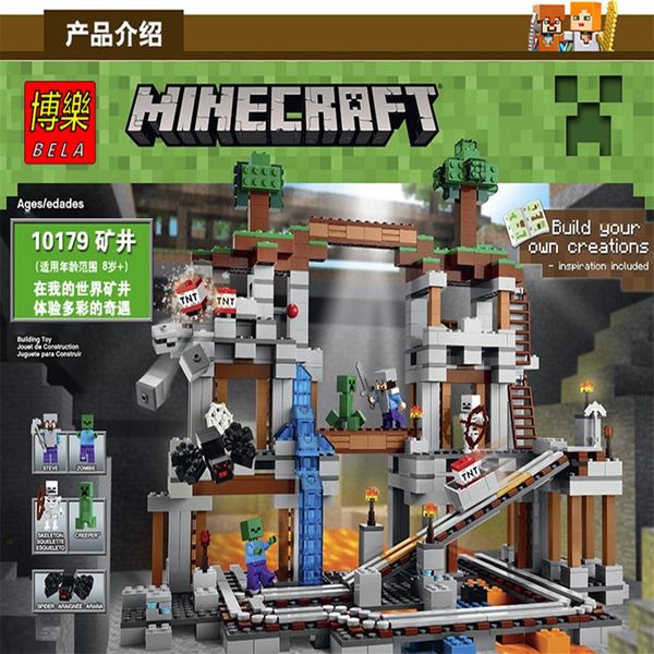 

926pcs my world the mine bela 10179 building block 21118 bricks toy303r